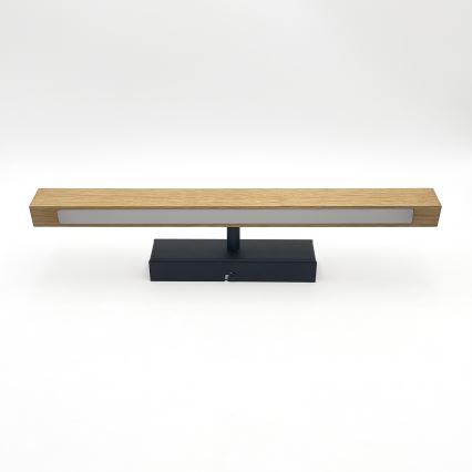 Lampă LED pentru tablouri VERDE LED/5,5W/230V 3000K 46 cm stejar/negru