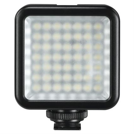 Lampă LED pentru telefoane, aparate de fotografiat și camere video LED/5,5W/2xAA Hama