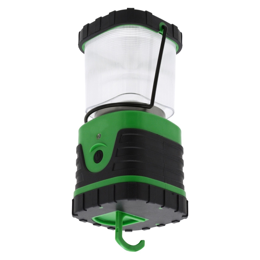 Lampă LED portabilă LED/3xLR20 IP44 neagră/verde