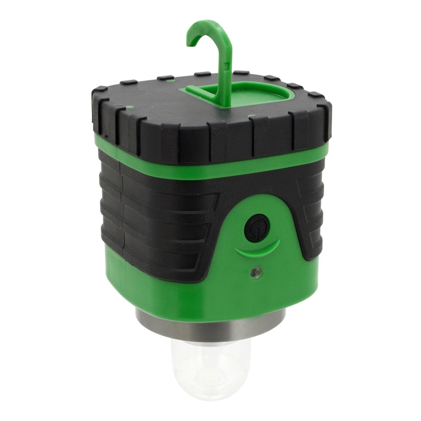 Lampă LED portabilă LED/3xLR20 IP44 neagră/verde