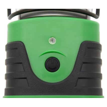 Lampă LED portabilă LED/3xLR20 IP44 neagră/verde