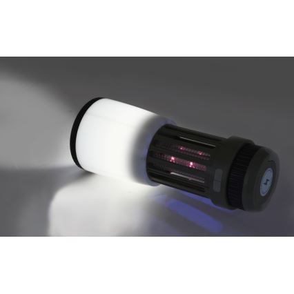 Lampă LED portabilă reîncărcabilă cu capcană pentru insecte LED/2W/1800mAh/3xAAA IPX4 verde