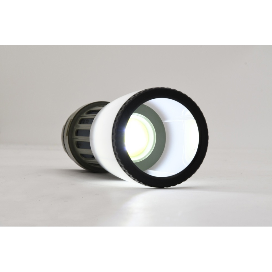 Lampă LED portabilă reîncărcabilă cu capcană pentru insecte LED/2W/1800mAh/3xAAA IPX4 verde