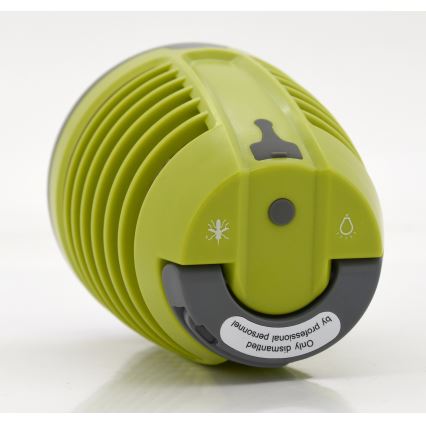 Lampă LED portabilă reîncărcabilă cu capcană pentru insecte LED/2W/3,7V 1800 mAh IPX4 verde