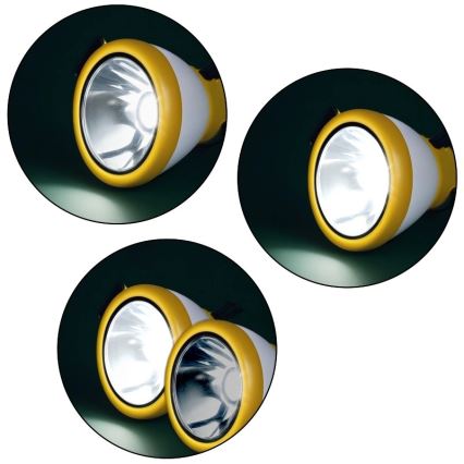 Lampă LED portabilă reîncărcabilă cu dimmer și funcție powerbank LUMINA MINIO LED/5V 1800 mAh IP44, galbenă