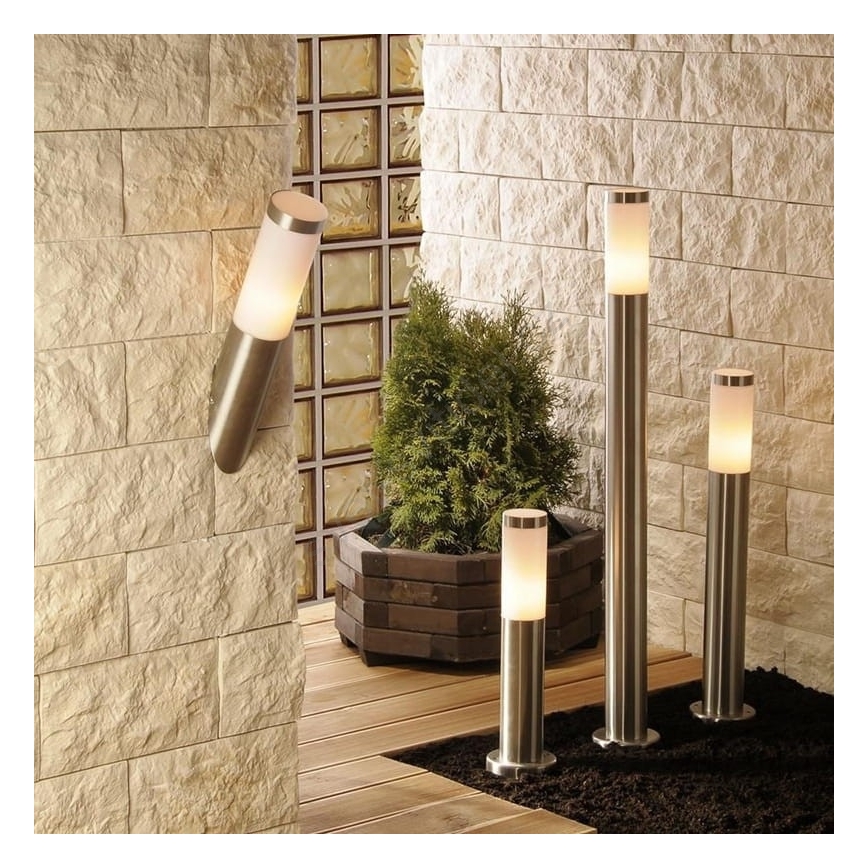 Lampă LED reglabilă pentru exterior LIVIA 1xE27/6W/230V 2700-6500K Wi-Fi 100 cm IP44 argintie