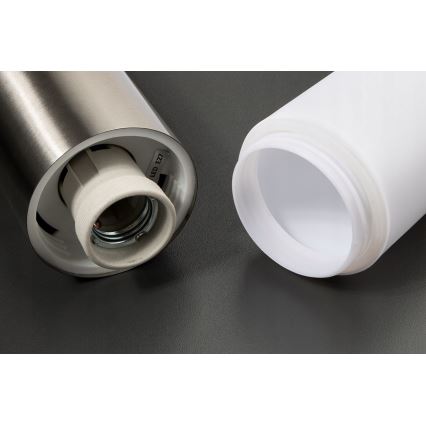 Lampă LED de exterior reglabilă LIVIA 1xE27/6W/230V 2700-6500K Wi-Fi 45 cm IP44 argintie