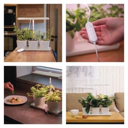 Lampă LED reglabilă de interior pentru cultivarea plantelor GROW, 7W/5V