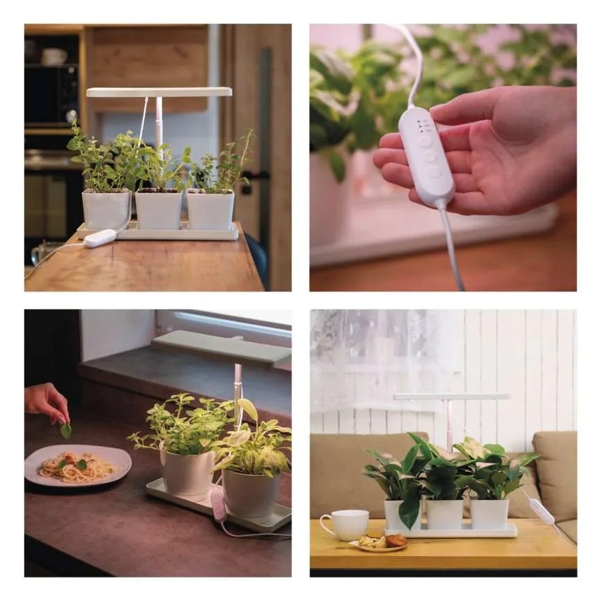 Lampă LED reglabilă de interior pentru cultivarea plantelor GROW, 7W/5V