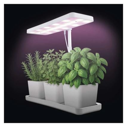 Lampă LED reglabilă de interior pentru cultivarea plantelor GROW, 7W/5V