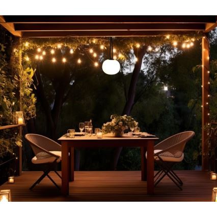Lampă LED de exterior reîncărcabilă și reglabilă VENEZIA LED/1,5W/5V 2500K IP54 2600 mAh neagră