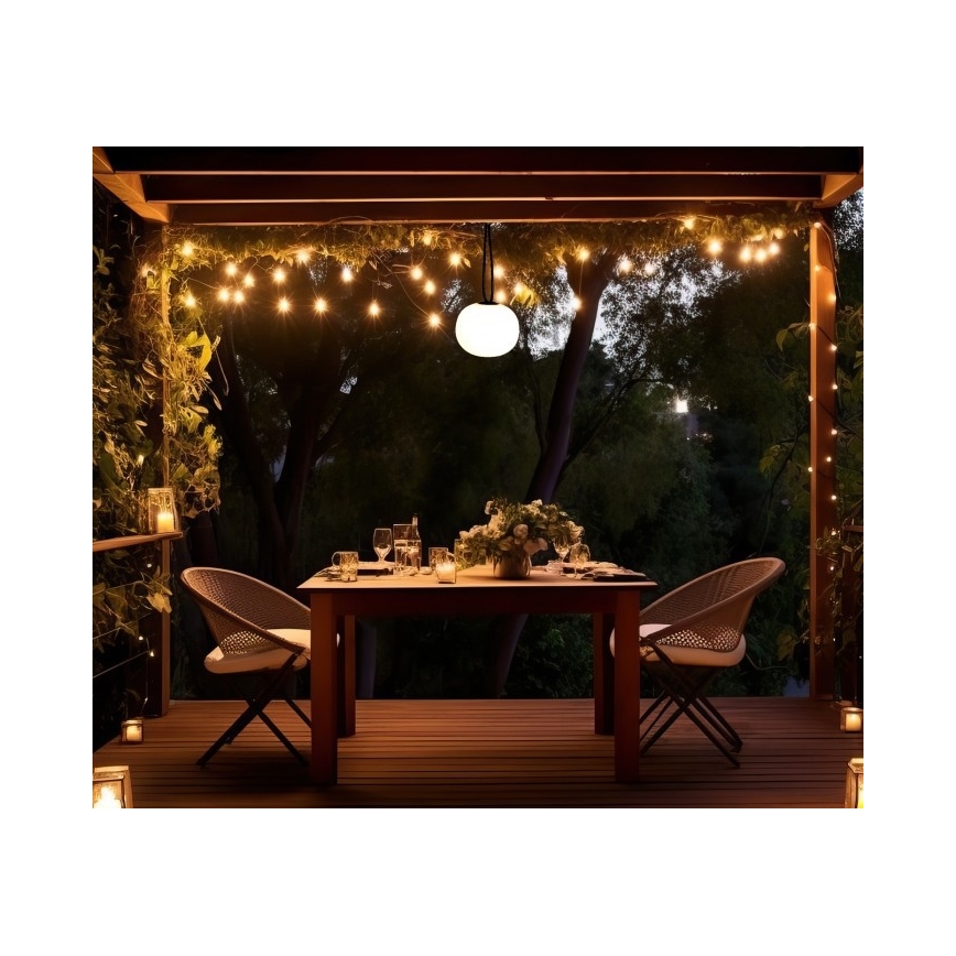 Lampă LED de exterior reîncărcabilă și reglabilă VENEZIA LED/1,5W/5V 2500K IP54 2600 mAh neagră