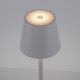 Lampă LED reîncărcabilă dimabilă de masă de exterior EURIA LED/3W/5V IP54 alb Leuchten Direkt 19250-16