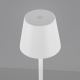 Lampă LED reîncărcabilă dimabilă de masă de exterior EURIA LED/3W/5V IP54 alb Leuchten Direkt 19250-16