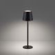 Lampă LED reîncărcabilă dimabilă de masă de exterior EURIA LED/3W/5V IP54 negru Leuchten Direkt 19250-18