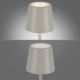 Lampă LED dimabilă reîncărcabilă de masă de exterior Leuchten Direkt 19250-40 EURIA LED/3W/5V IP54 gri