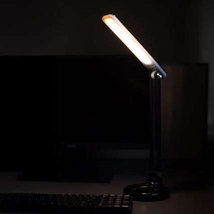 Lampă LED reîncărcabilă de masă Zuma Line LED/6W/1200 mAh 3000/4500/6000K CRI 90 negru