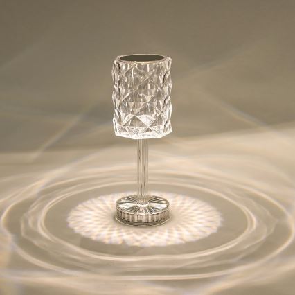 Lampă LED reîncărcabilă dimabilă de masă Aigostar LED/1W/5V 2700/4000/6500K 1800mAh 26 cm