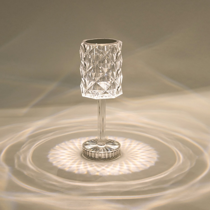 Lampă LED reîncărcabilă dimabilă de masă Aigostar LED/1W/5V 2700/4000/6500K 1800mAh 26 cm