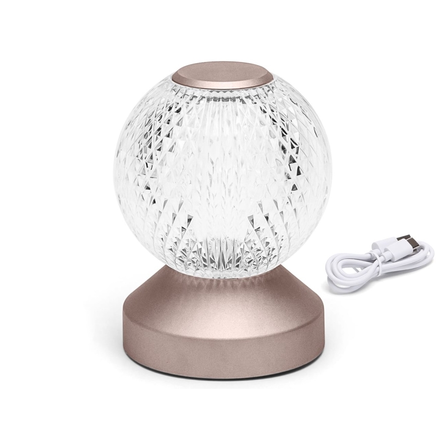 Lampă LED reîncărcabilă dimabilă de masă Aigostar LED/1W/5V 2700/4000/6500K 1800mAh 13,5 cm