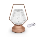 Lampă LED reîncărcabilă dimabilă de masă Aigostar LED/1W/5V 2700/4000/6500K 1800mAh 20 cm