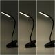 Lampă LED reîncărcabilă dimabilă de masă cu clemă Aigostar LED/2,5W/5V negru
