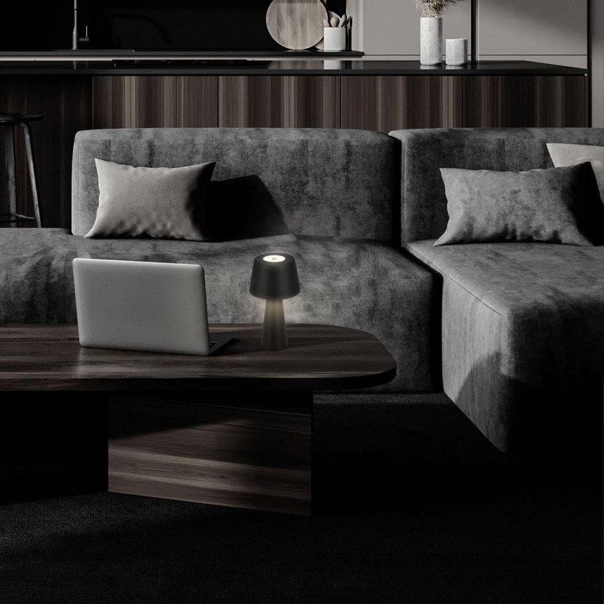 Lampă LED reîncărcabilă dimabilă de masă de exterior Brilo LED/3,5W/5V IP44 bej