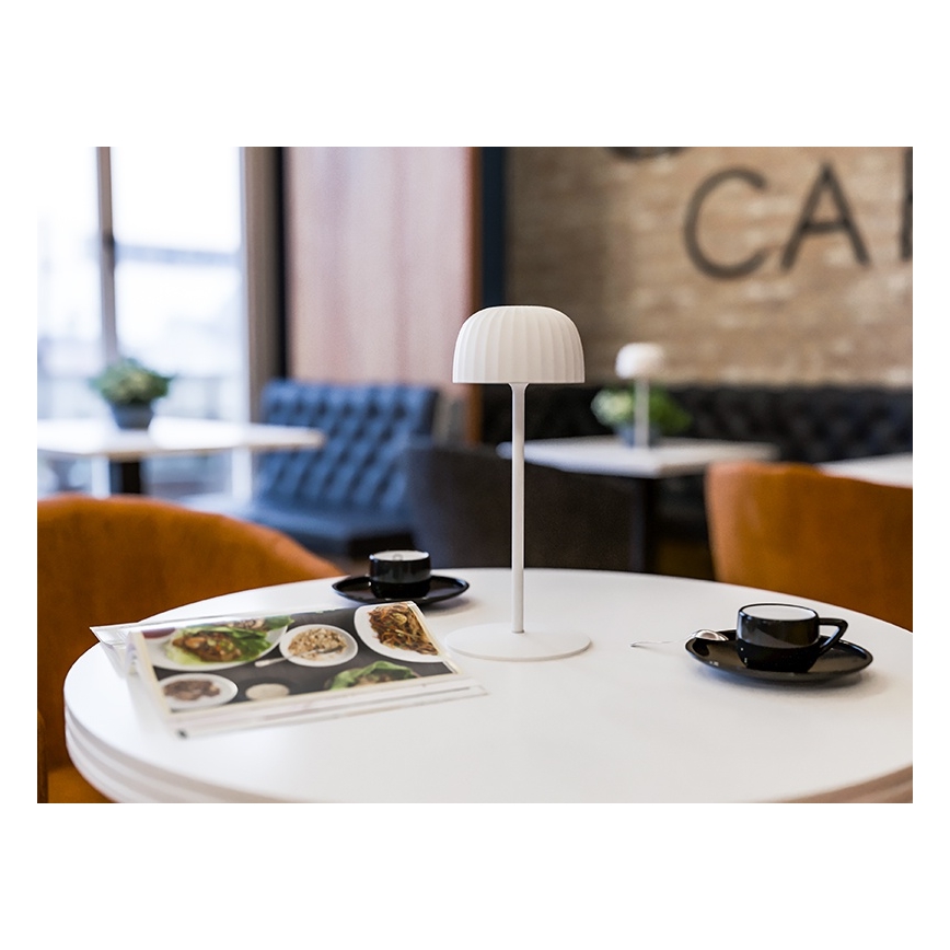 Lampă LED reîncărcabilă dimabilă de masă de exterior VIVIEN LED/3W/5V 2700K 1600 mAh IP54 alb