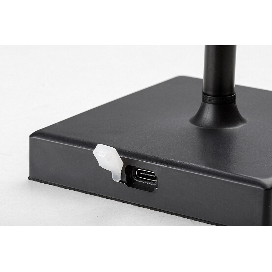 Lampă LED reîncărcabilă dimabilă de masă Rabalux LED/4W/3,7V 1800 mAh 3000-5000K IP44 negru