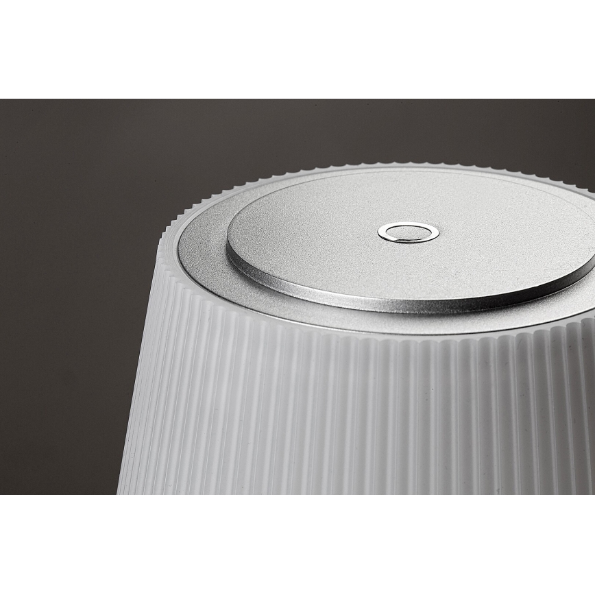 Lampă LED reîncărcabilă dimabilă de masă Rabalux LED/4W/3,7V 1800 mAh 3000-5000K IP44 argintiu