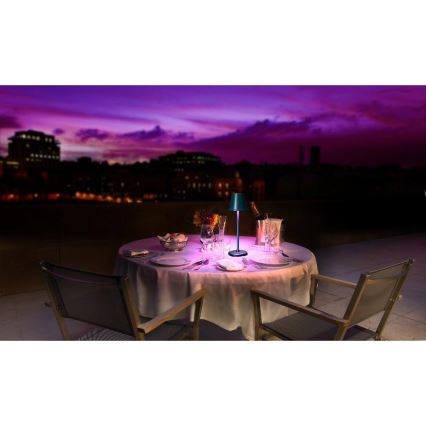 Lampă LED reîncărcabilă dimabilă de masă LED/3W/1800 mAh albastru închis