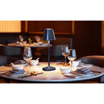 Lampă LED reîncărcabilă dimabilă de masă LED/3W/1800 mAh albastru închis