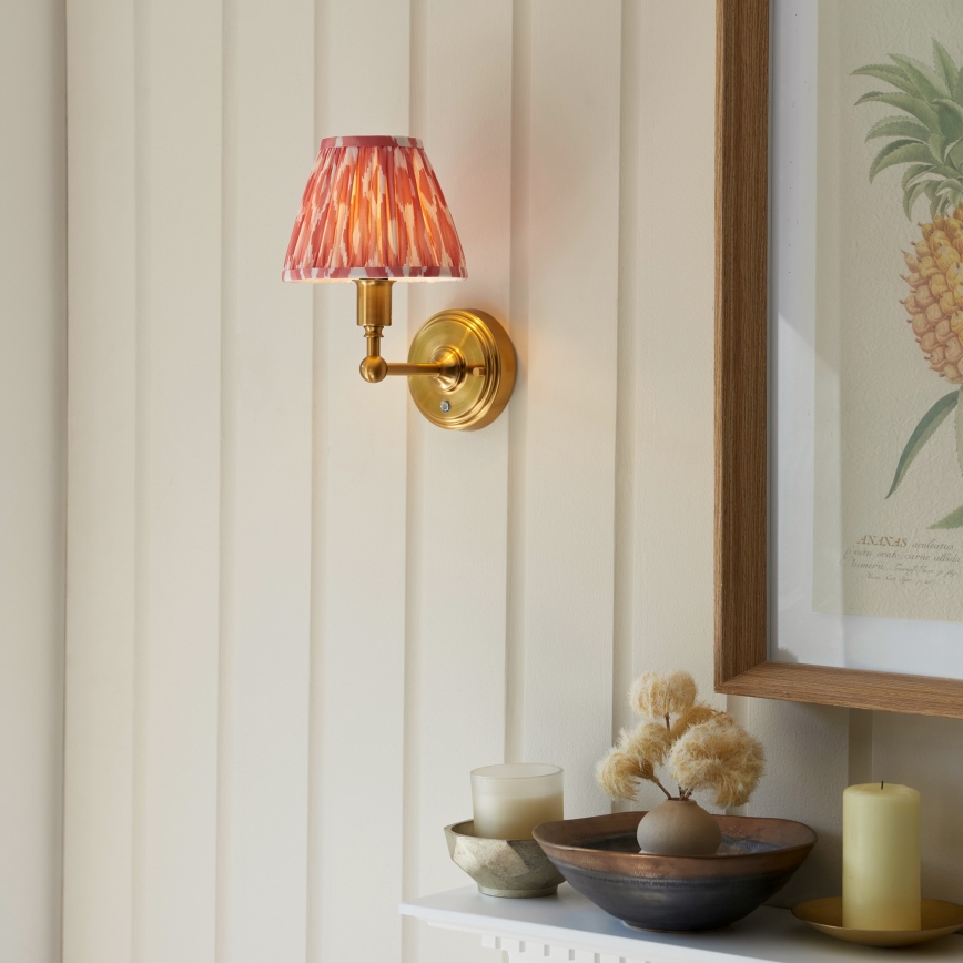Lampă LED reîncărcabilă dimabilă de perete Endon 114817 BURLEY LED/1,5W/5V alamă/roz