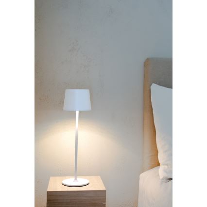 Lampă LED reîncărcabilă dimabilă Markslöjd 108654 FIORE LED/2W/5V IP44 38cm alb