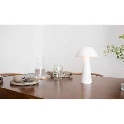 Lampă LED reîncărcabilă dimabilă Markslöjd 108656 FUNGI LED/1,5W/5V IP44 alb