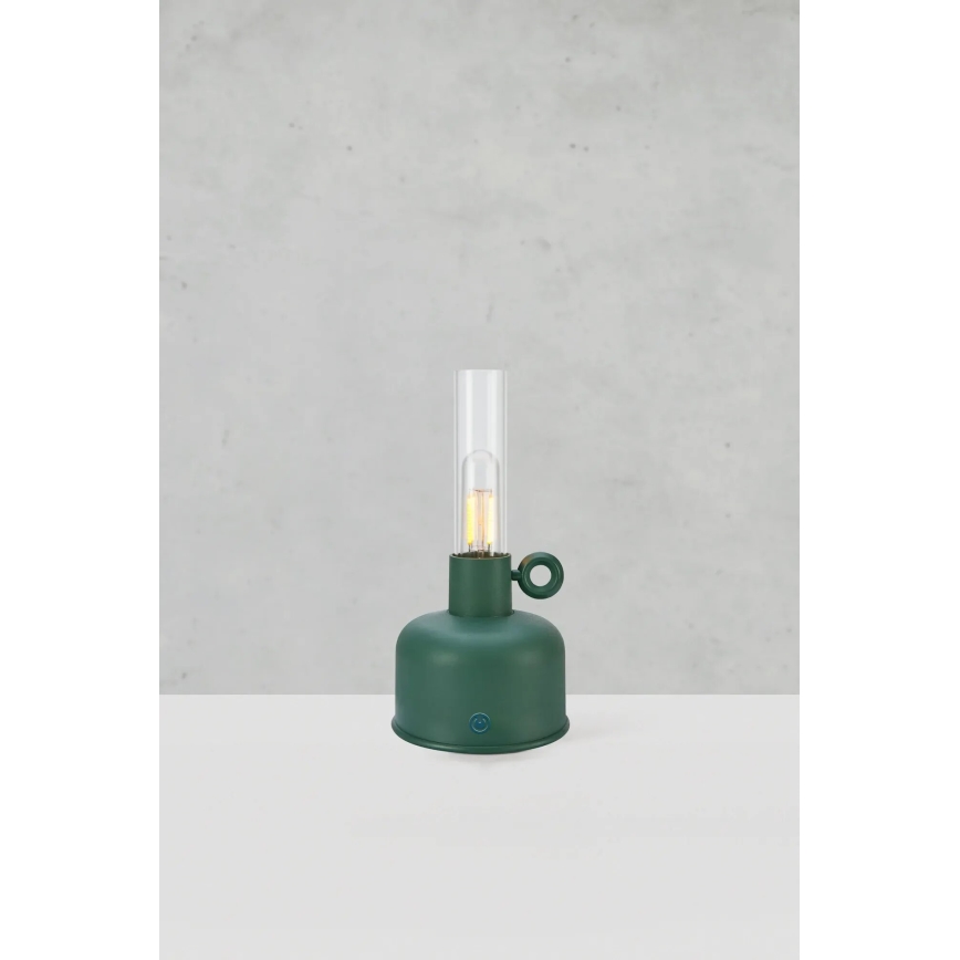Lampă LED reîncărcabilă dimabilă de masă de exterior Markslöjd 108920 ASTRID LED/2W/1200 mAh IP44 verde