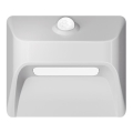 Lampă LED reîncărcabilă pentru scări cu senzor de mișcare și de amurg STEP LIGHT LED/0,3W/3,7V 2200 mAh IP53 albă