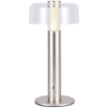 Lampă LED reîncărcabilă tactilă dimabilă de masă LED/1W/5V 3000K 1800 mAh auriu
