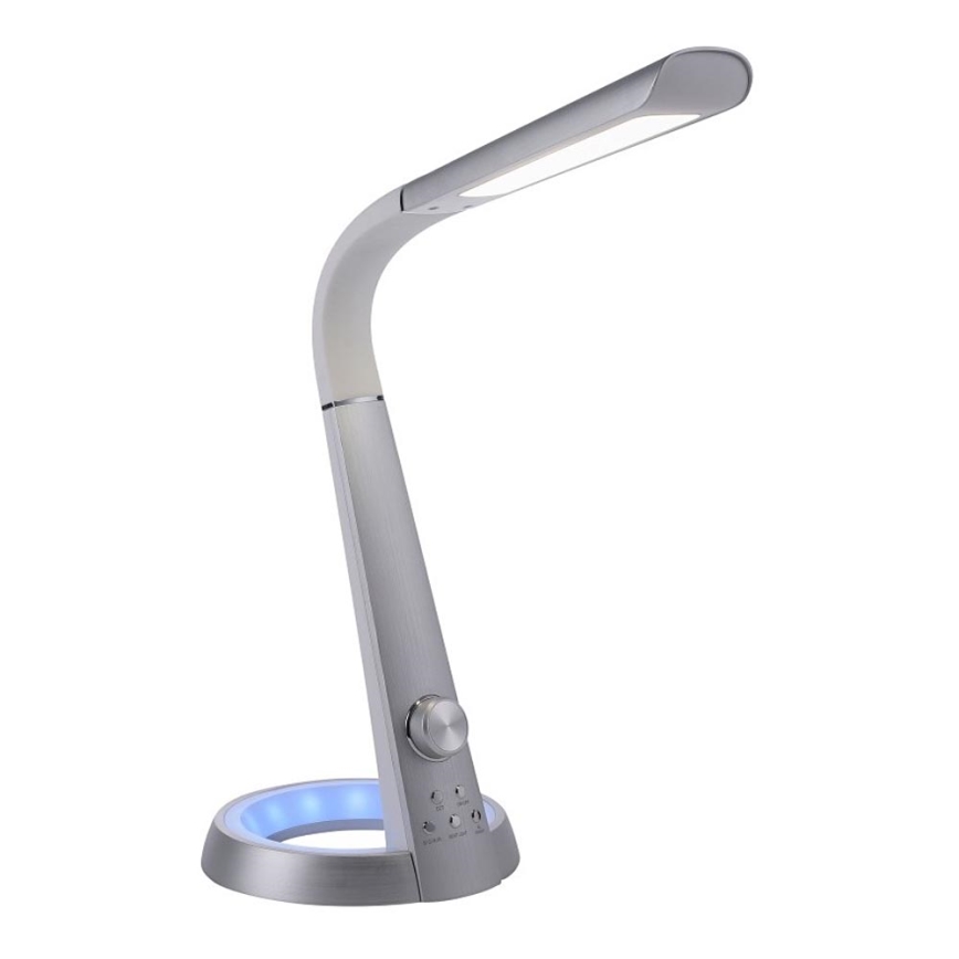 Lampă LED RGB de masă dimabilă BILL LED/5,7W/230V 3000-6500K USB + LED/1,6W crom mat Paul Neuhaus 4591-95