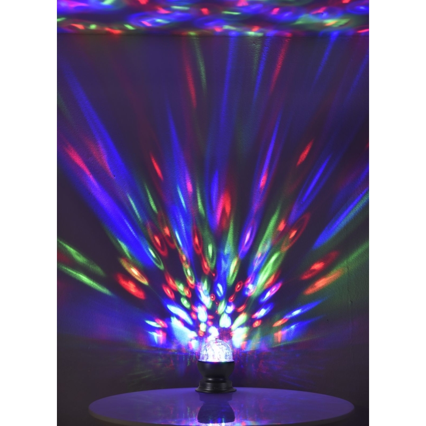 Lampă LED RGB de masă DISCO LED/3W/230V Leuchten Direkt 98035-18