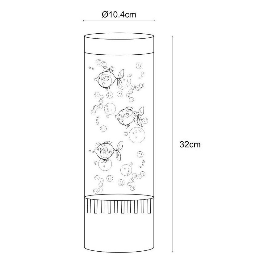 Lampă LED RGB de masă Zuma Line LED/3,6W/5V