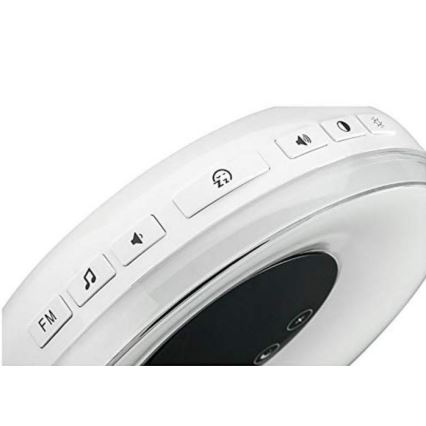 Lampă LED RGB de veghe cu ceas deșteptător și radio FM LED/5W/5V Grundig