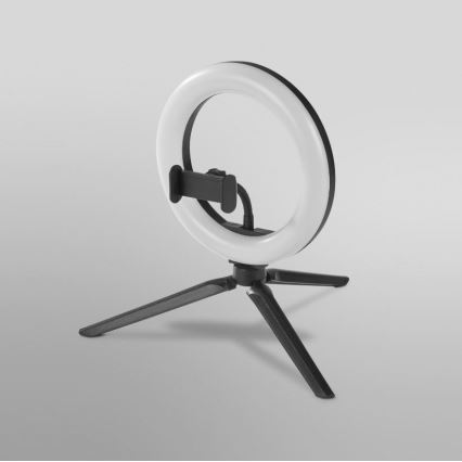 Lampă LED RGB dimabilă de masă cu trepied și suport pentru vloguri Ledvance LED/5,5W/USB 3000/4000/6500K