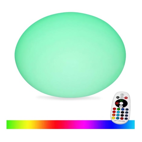 Lampă LED RGB dimabilă de exterior LED/1W/230V 20cm IP67 + telecomandă