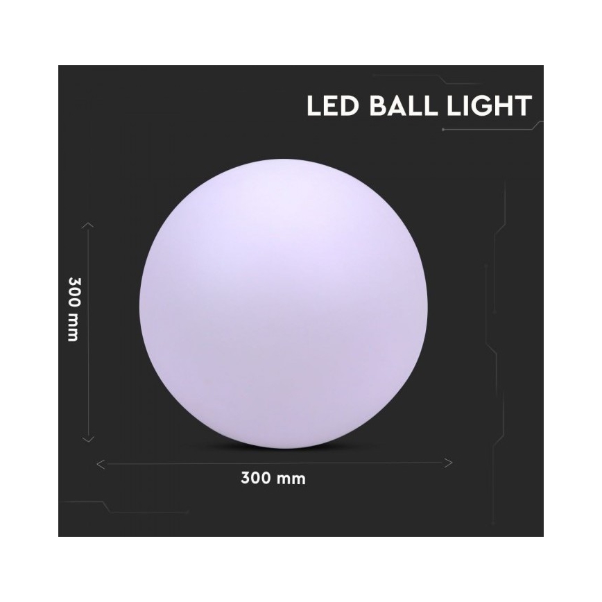 Lampă LED RGB dimabilă de exterior LED/1W/230V 30cm IP67