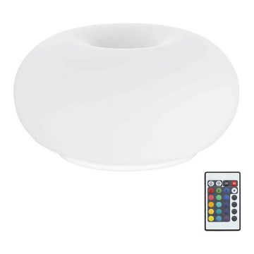 Lampă LED RGB dimabilă de masă Eglo 75355  OPTICA-C 2xE27/7,5W/230V + telecomandă