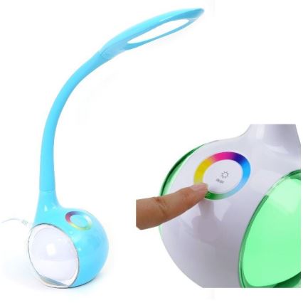 Lampă LED RGB dimabilă de masă LED/7W/230V albastru