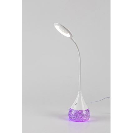 Lampă LED RGB dimabilă de masă Rabalux LED/4W/230V alb