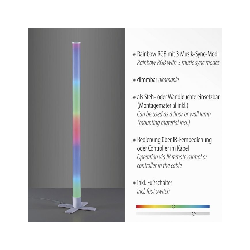 Lampă LED RGB dimabilă RINGO LED/10W/230V Leuchten Direkt 19902-21 + telecomandă