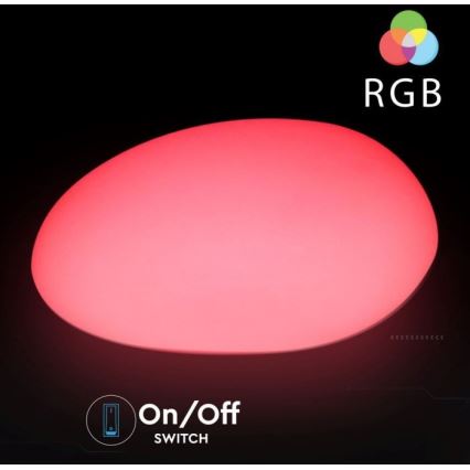 Lampă LED RGB reglabilă pentru exterior LED/1W/5V 28 cm IP67 1000 mAh + telecomandă